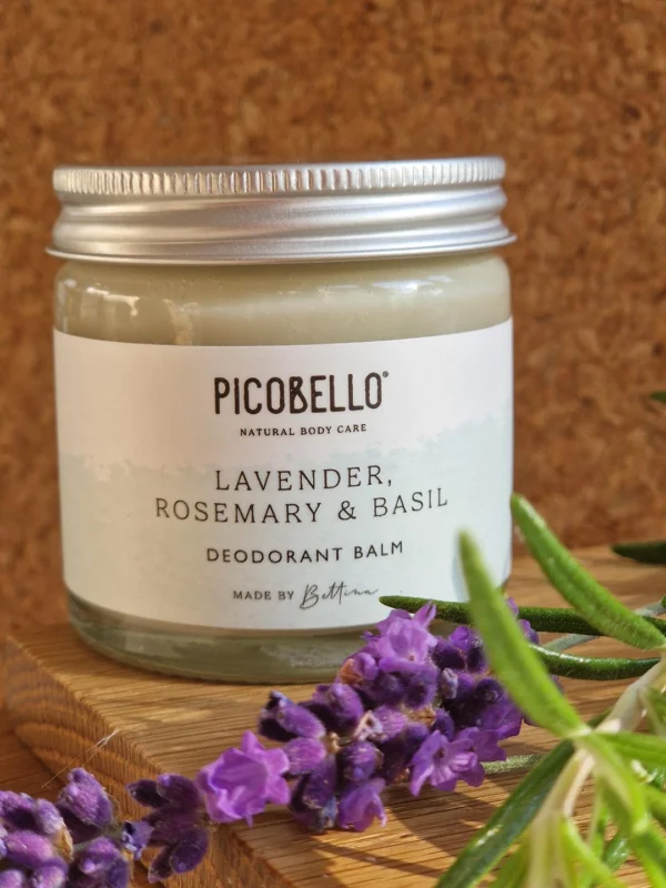 Natural Lavender, Rosemary and Basil Deodorant Balm