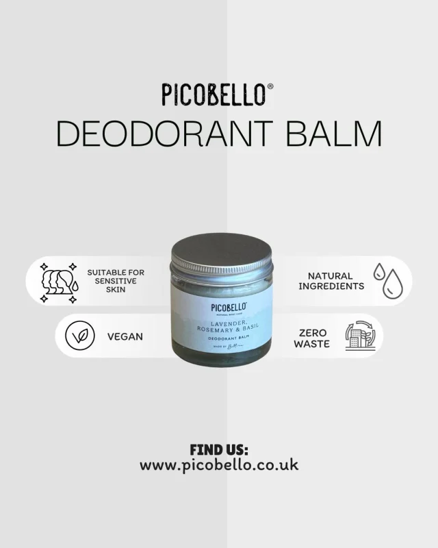 Meet your new favourite deodorant!
Our natural deodorant balm is designed to keep you fresh the right way:
😊 Suitable for sensitive skin – free from harsh chemicals.
🌱 Made with natural ingredients – no artificial additives.
🐰 Vegan – completely plant-based and cruelty-free.
♻️ Zero waste – packaged sustainably with no plastic.
Have you made the switch yet?