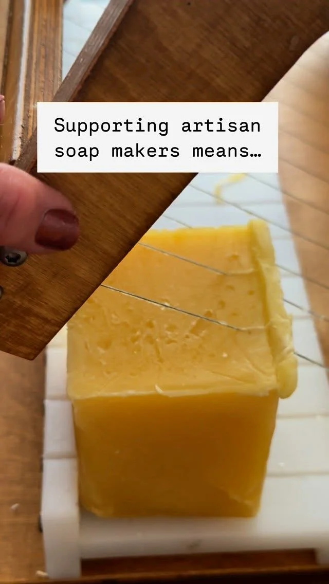Buying from Picobello means you really are supporting slower consumerism - good things take time! ⏳

Each of our soaps is handmade in small batches using the traditional cold process method, then cured for a minimum of six weeks to create a hard, long-lasting bar! 🧼✨