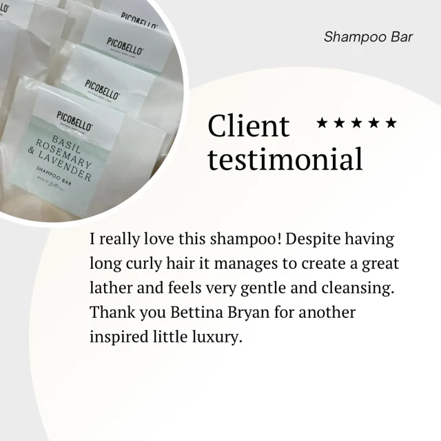 ✨ “Inspired little luxury” ✨
We love hearing your feedback, and this review perfectly sums up our Basil, Rosemary & Lavender Shampoo Bar 💚

Plastic-free • Vegan • Created in Yorkshire

Have you tried solid shampoo yet? 💭 Tell us in the comments!

#ShampooBar #NaturalHaircare #PlasticFreeBathroom #EcoFriendlyBeauty #VeganHaircare #PicobelloOils #GentleOnHair #EssentialOils