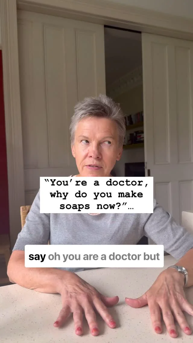 I was always fascinated when I got asked this question 🤔 

Plants & herbalism can have medicinal benefits, and this isn’t an “unscientific” perspective 🌱 Are you surprised to learn that I’m a doctor who now makes natural skincare?